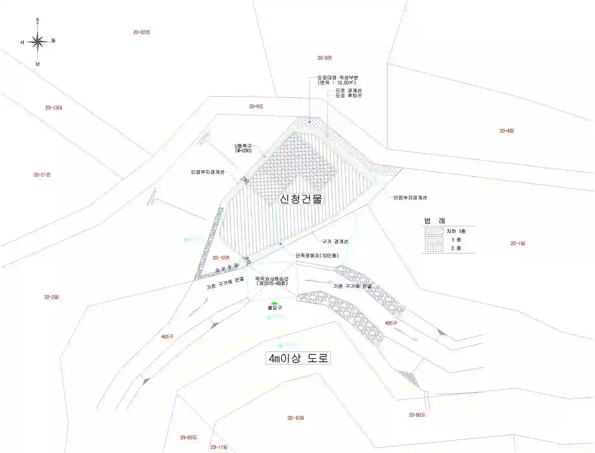 직동리 22-12 배치도 이미지